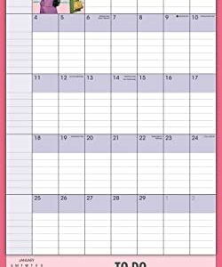 2024 Family Planner, 17-Month Calendar Planner: August 2023 - December 2024, 12" x 12" - Retro Mama