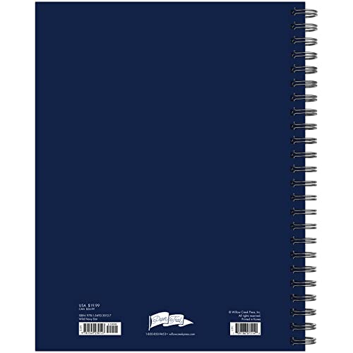 Wild Navy Dot 2023 8.5" x 11" Softcover Weekly Planner