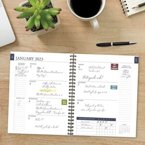 Wild Navy Dot 2023 8.5" x 11" Softcover Weekly Planner