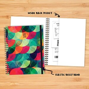 Colored Circles 8.5" x 11" Hardcover Weekly Planner