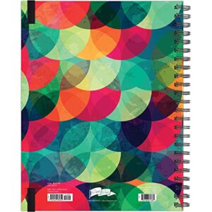 Colored Circles 8.5" x 11" Hardcover Weekly Planner