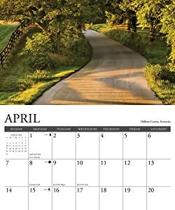 Willow Creek Press America's Backroads Monthly 2024 Wall Calendar (12" x 12")