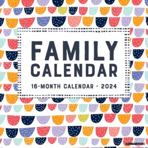 willow creek press family planner monthly 2024 wall calendar (12" x 12")