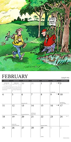 Willow Creek Press Golf Crazy by Gary Patterson Monthly 2024 Wall Calendar (12" x 12")