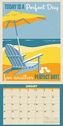 Willow Creek Press Gone Coastal (ADG) Monthly 2024 Wall Calendar (12" x 12")