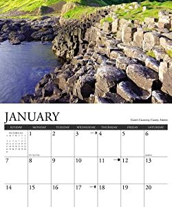 Willow Creek Press Ireland Monthly 2024 Wall Calendar (12" x 12")