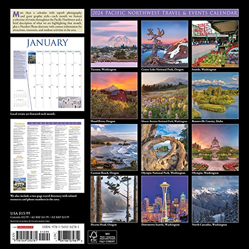 Pacific Northwest 2024 Calendar