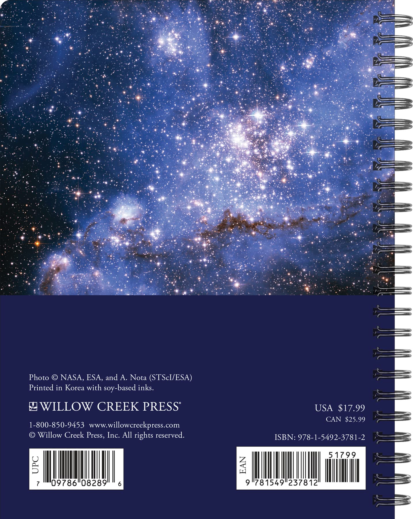 Willow Creek Press Astronomy Softcover Weekly Planner 2024 Spiral-Bound Engagement Calendar (6.5" x 8.5")