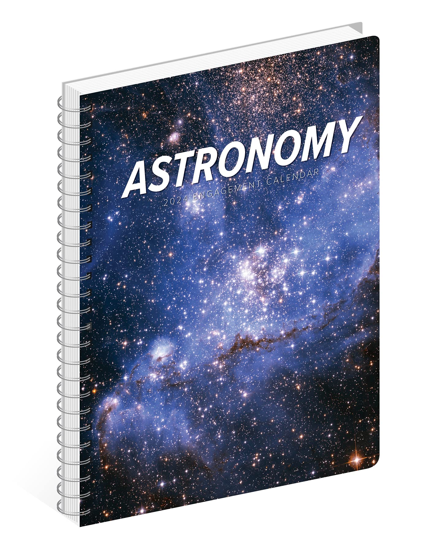 Willow Creek Press Astronomy Softcover Weekly Planner 2024 Spiral-Bound Engagement Calendar (6.5" x 8.5")