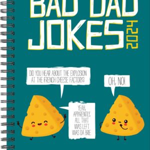 Willow Creek Press Bad Dad Jokes Softcover Weekly Planner 2024 Spiral-Bound Engagement Calendar (6.5" x 8.5")