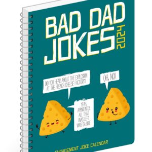 Willow Creek Press Bad Dad Jokes Softcover Weekly Planner 2024 Spiral-Bound Engagement Calendar (6.5" x 8.5")