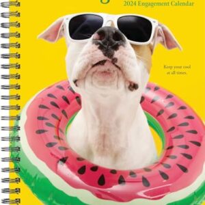 Willow Creek Press What Dogs Teach Us Softcover Weekly Planner 2024 Spiral-Bound Engagement Calendar (6.5" x 8.5")