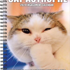 Willow Creek Press Cat-astrophe Softcover Weekly Planner 2024 Spiral-Bound Engagement Calendar (6.5" x 8.5")