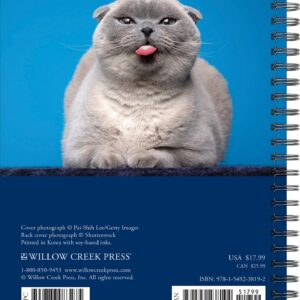 Willow Creek Press Cat-astrophe Softcover Weekly Planner 2024 Spiral-Bound Engagement Calendar (6.5" x 8.5")