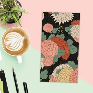 Willow Creek Press Floral Punch 2-Year January 2024 - December 2025 Monthly Pocket Planner (3.5" x 6.5")