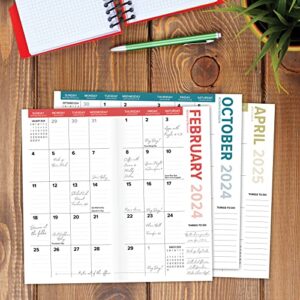 Willow Creek Press Waves 2-Year January 2024 - December 2025 Monthly Pocket Planner (3.5" x 6.5")