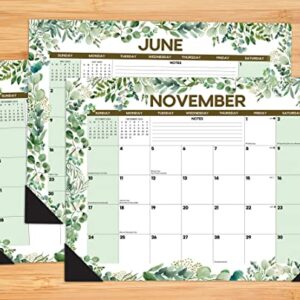 Willow Creek Press Eucalyptus & Succulents Monthly 2024 Deskpad Calendar (22" x 17")