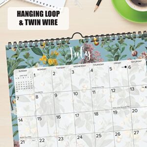 Willow Creek Press Botanical Nature Monthly Spiral-Bound 2024 Wall Calendar (12" x 12")