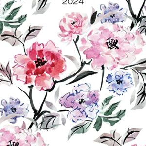 Willow Creek Press In Bloom 2024 Booklet Softcover Monthly Planner (7.5" x 9.5")