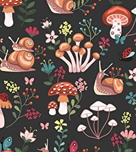 Willow Creek Press Mushrooms 2-Year January 2024 - December 2025 Monthly Pocket Planner (3.5" x 6.5")