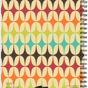 Willow Creek Press Rad Retro 2024 Softcover Spiral-Bound Weekly Planner (6.5" x 8.5")