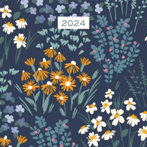 Spring Floral 2024 Booklet Monthly Planner