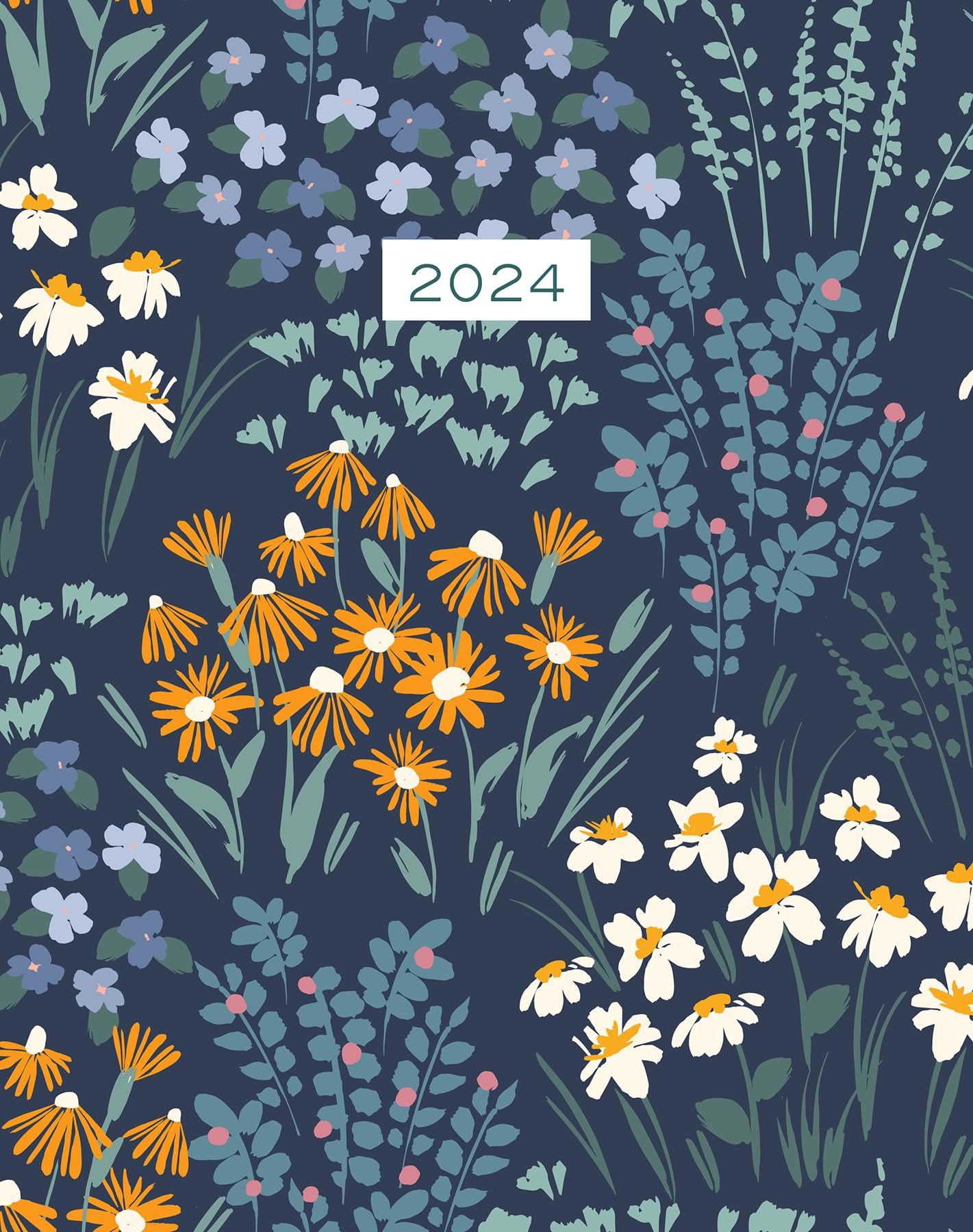 Spring Floral 2024 Booklet Monthly Planner