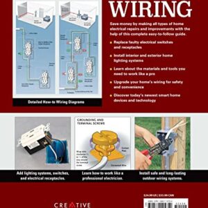 Ultimate Guide: Wiring, 9th Updated Edition (Creative Homeowner) DIY Residential Home Electrical Installations and Repairs - New Switches, Outdoor Lighting, LED, Step-by-Step Photos (Ultimate Guides)