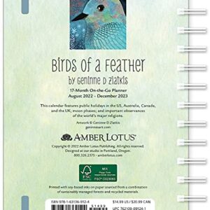 Geninne Zlatkis 2022 - 2023 On-the-Go Weekly Planner: 17-Month Calendar with Pocket (Aug 2022 - Dec 2023, 5" x 7" closed): Birds of a Feather