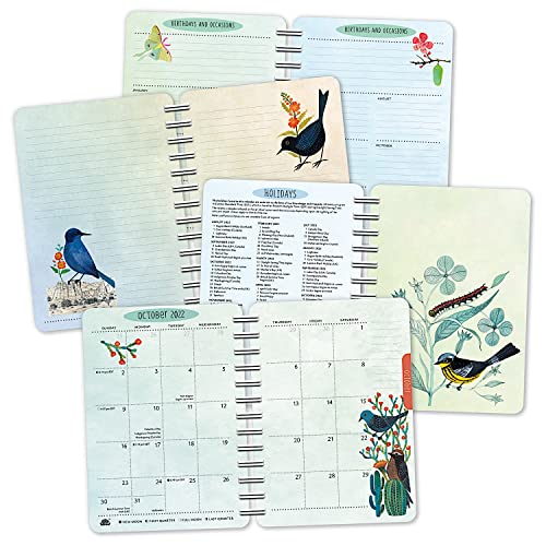 Geninne Zlatkis 2022 - 2023 On-the-Go Weekly Planner: 17-Month Calendar with Pocket (Aug 2022 - Dec 2023, 5" x 7" closed): Birds of a Feather