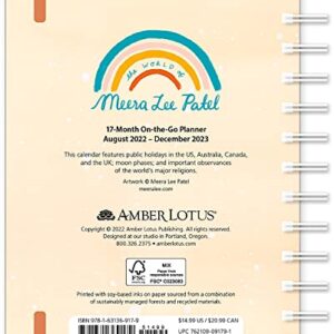 Meera Lee Patel 2022-2023 Weekly Planner: You Are Made of Stars | On-the-Go 17-Month Calendar (Aug 2022 - Dec 2023) | Compact 5" x 7" | Flexible Cover, Wire-O Binding, Elastic Closure, Inner Pocket