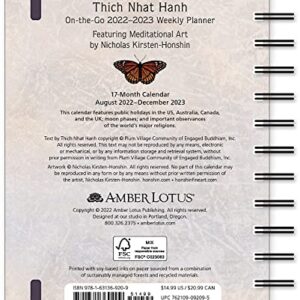 Thich Nhat Hanh 2022 - 2023 On-the-Go Weekly Planner: 17-Month Calendar with Pocket (Aug 2022 - Dec 2023, 5" x 7" closed)