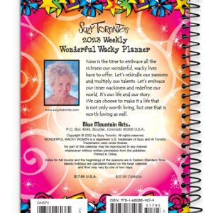 2023 Weekly & Monthly Planner “My Wonderful, Wacky Plans for a Life Worth Truly Loving!” 8 x 6 in. Spiral-Bound Date Book for Her by Suzy Toronto with Motivational Messages—from Blue Mountain Arts