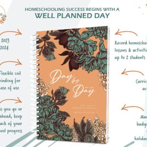 Day by Day Homeschool Planner, 2023-2024 School Year - by Well Planned Gal