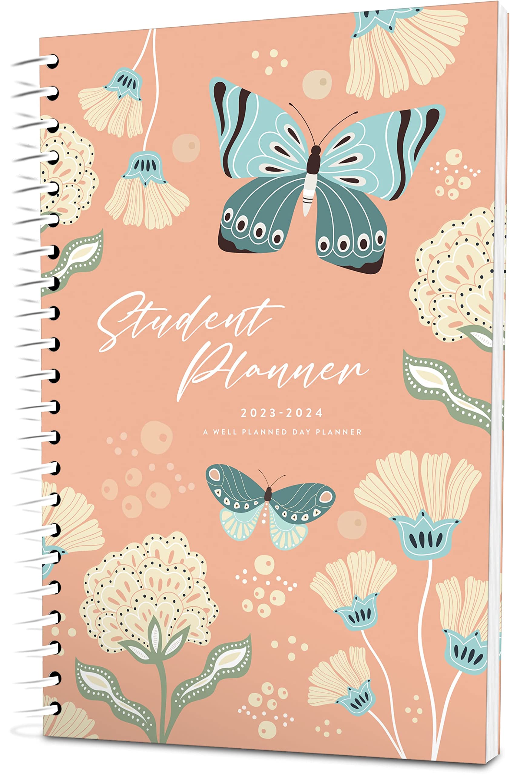 Student Planner, 2023-2024 by Well Planned Gal (Butterflies)