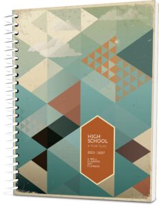 high school 4-year planner, 2023-2027 by well planned gal