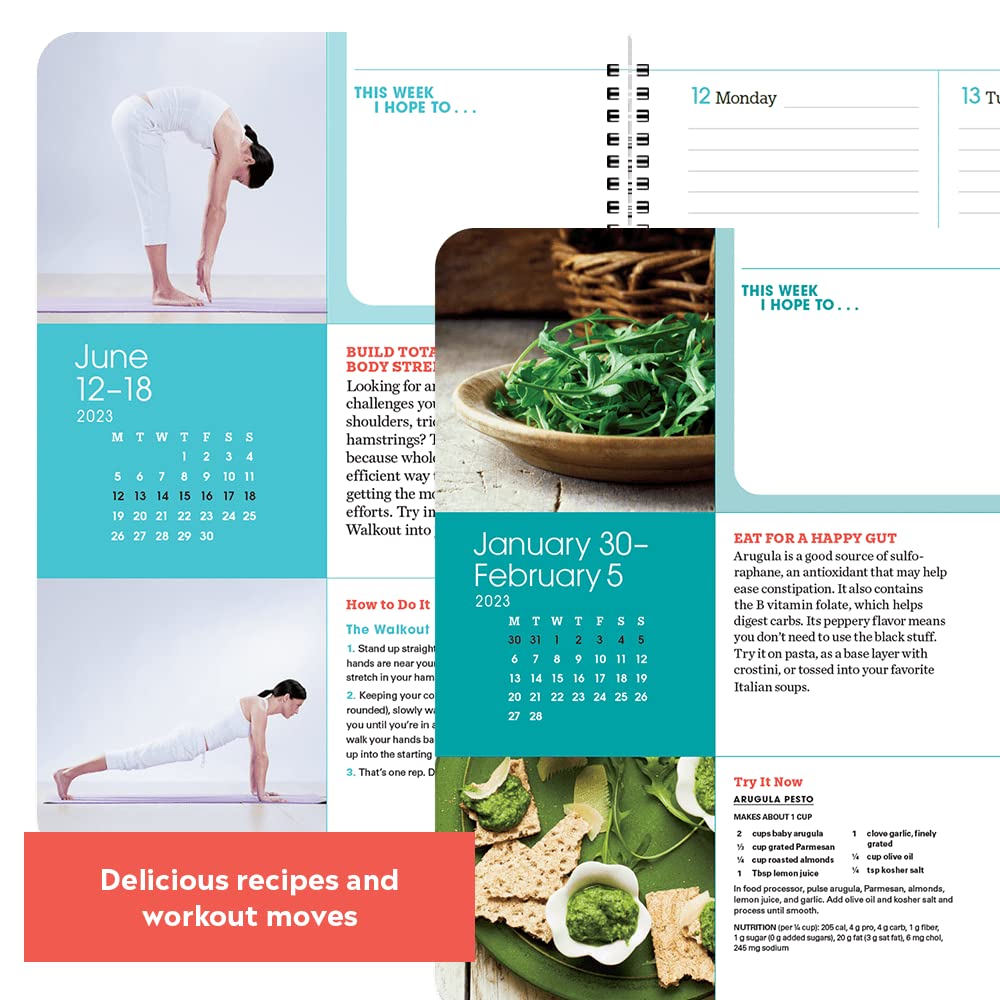 Prevention 2023 Calendar & Health Planner: Step-by-step guidance for achieving your wellness goals in 2023!