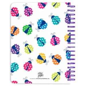 Ladybug Party | 2024 6 x 7.75 Inch 18 Months Weekly Desk Planner | July 2023 - December 2024 | StarGifts | Planning Stationery