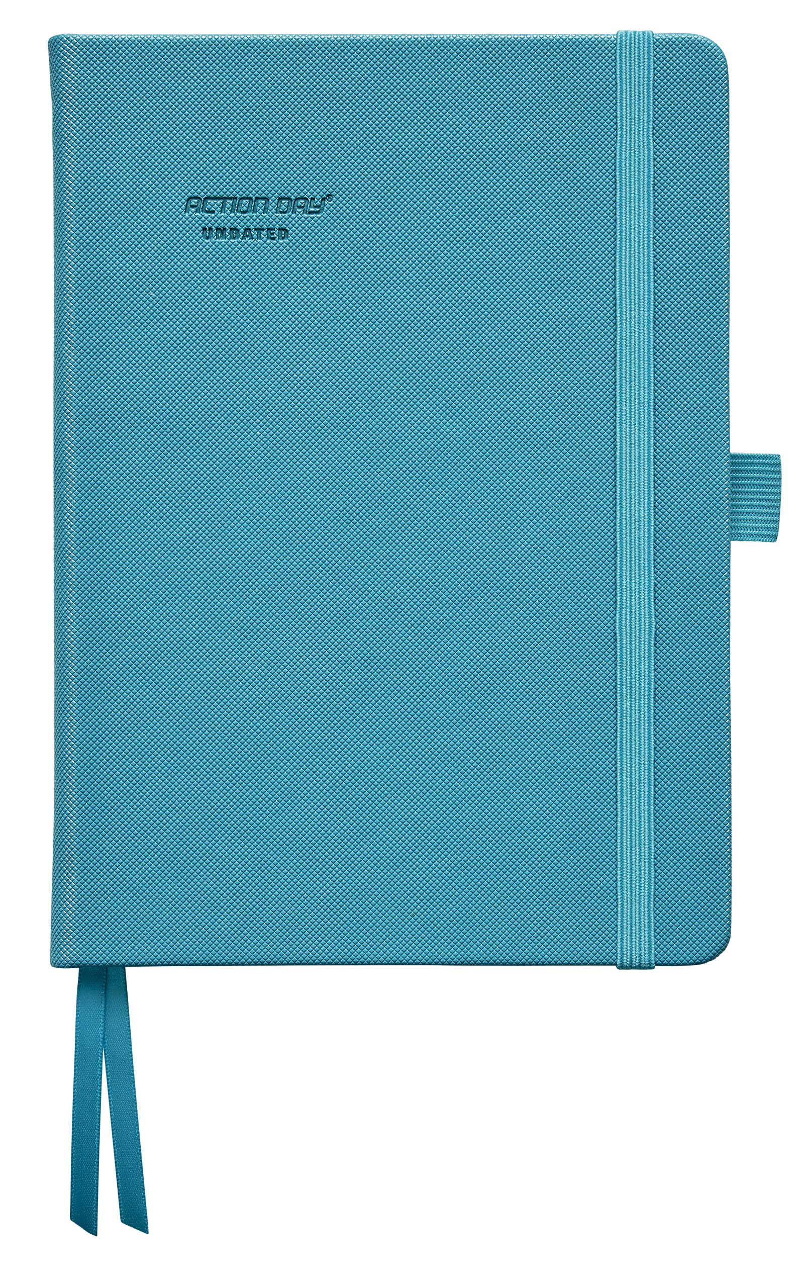 Action Day Undated Weekly Productivity Planner With To-Do List,Goal Setting & Action Planning for Your Life,Work & Home - Size 6x8 - Turquoise