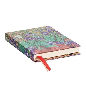 Paperblanks Van Gogh Iris 12 Month 2024 Diary, Verso - Mini (140 x 95), English (International Holidays)