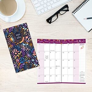 2024 Pocket Planner: Two-Year-Plus Monthly Pocket Calendar Planner (29-Month): August 2023 - December 2025, 6.5" x 3.5" - Groovy Galaxy