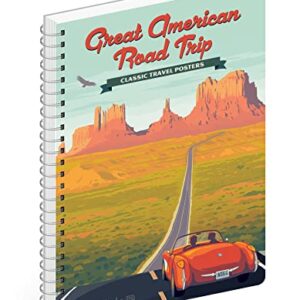 Willow Creek Press Great American Road Trip (ADG) Softcover Weekly Planner 2024 Spiral-Bound Engagement Calendar (6.5" x 8.5")