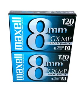 maxell p6-120 gx-mp high quality camcorder tapes, 2 pack