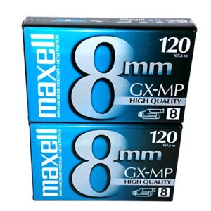 Maxell P6-120 GX-MP High Quality Camcorder Tapes, 2 Pack