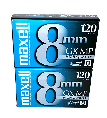 Maxell P6-120 GX-MP High Quality Camcorder Tapes, 2 Pack