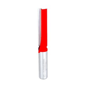 freud 12-128: 1/2" (dia.) double flute straight bit (eclipse grind),red