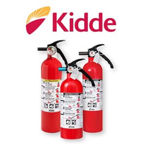 Kidde Fire Extinguisher for Home, 1-A:10-B:C, Dry Chemical Extinguisher, Red, Mounting Bracket Included, 1 Pack