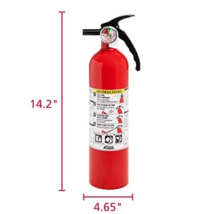 Kidde Fire Extinguisher for Home, 1-A:10-B:C, Dry Chemical Extinguisher, Red, Mounting Bracket Included, 1 Pack