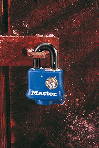 Master Lock 312D Weatherproof Padlock,Navy Blue