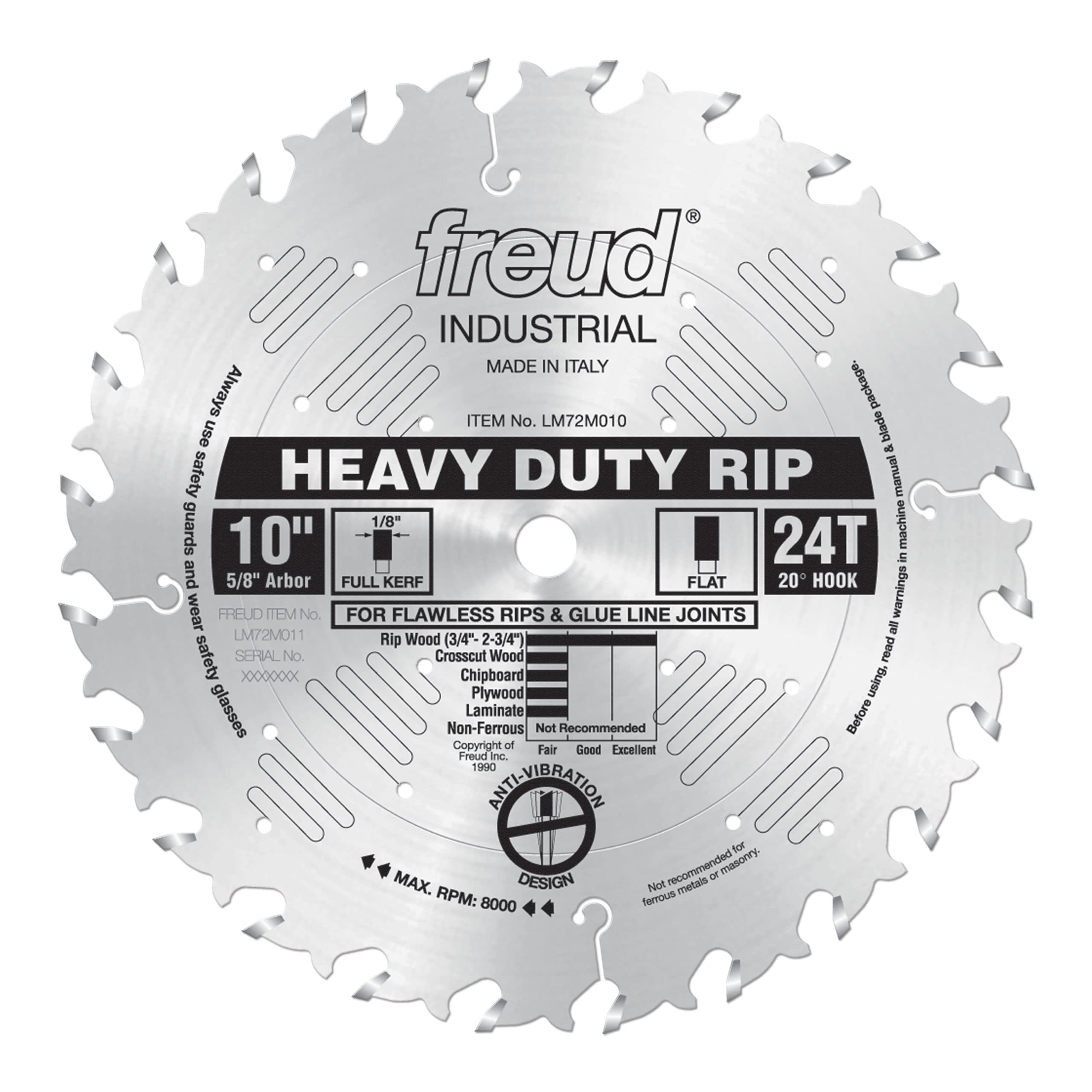 Freud LM72M010: 10" Heavy-Duty Rip Blade